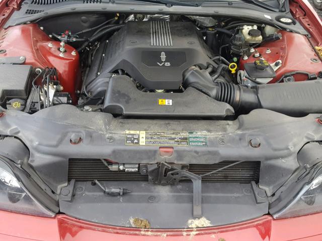1LNHM87A04Y651457 - 2004 LINCOLN LS RED photo 7