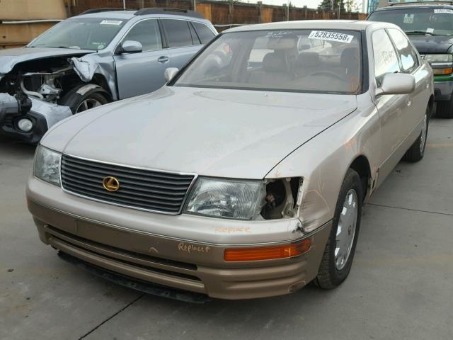 JT8UF22E5S0015860 - 1995 LEXUS LS 400 GOLD photo 2