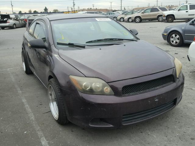 JTKDE167280266976 - 2008 TOYOTA SCION TC ბურგუნდია ფოტო 1