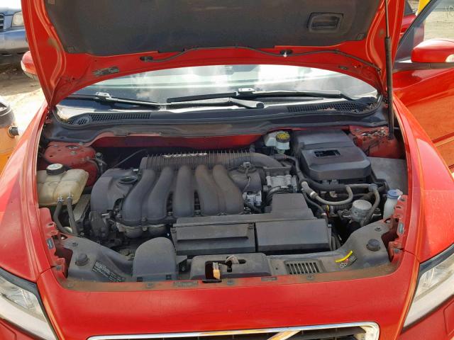 YV1390MS3A2493395 - 2010 VOLVO S40 2.4I RED photo 7