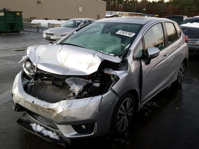 JHMGK5H76GS015753 - 2016 HONDA FIT EX SILVER photo 2