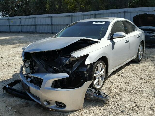 1N4AA5AP9DC844994 - 2013 NISSAN MAXIMA S SILVER photo 2