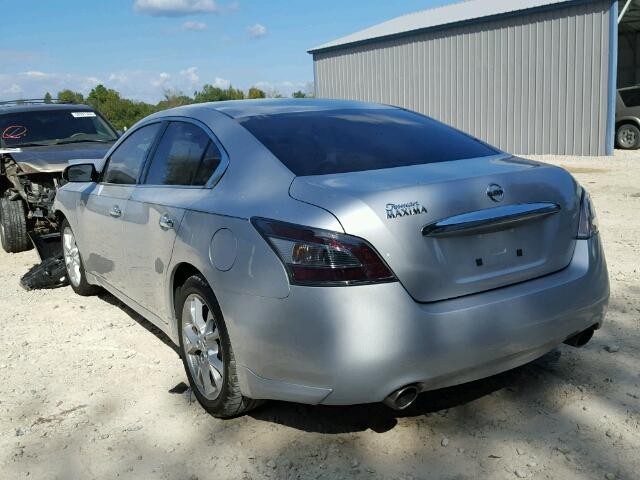 1N4AA5AP9DC844994 - 2013 NISSAN MAXIMA S SILVER photo 3