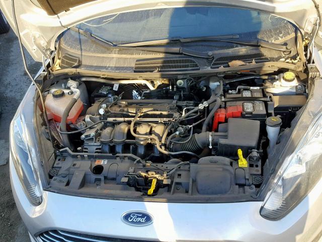 3FADP4BJ1HM128790 - 2017 FORD FIESTA SE GRAY photo 7