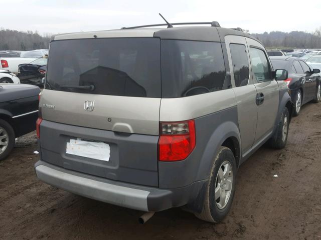 5J6YH28533L037337 - 2003 HONDA ELEMENT EX TAN photo 4