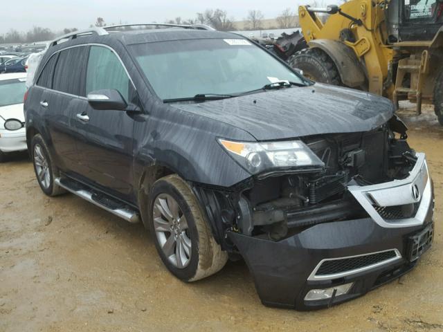 2HNYD2H86DH512418 - 2013 ACURA MDX ADVANC CHARCOAL photo 1