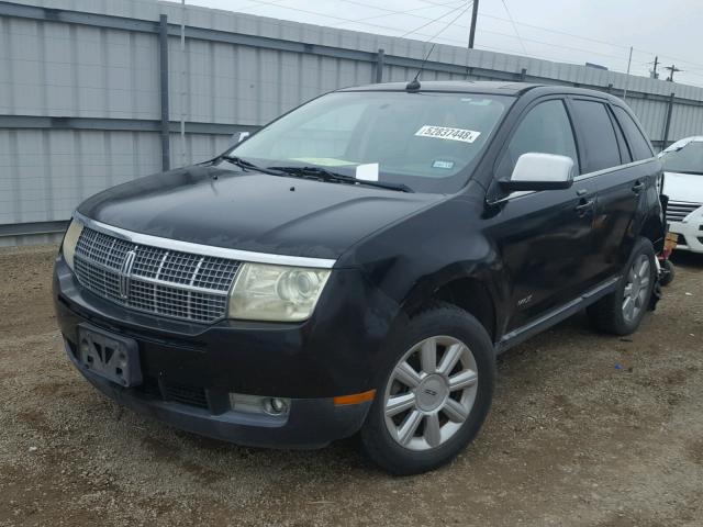 2LMDU68C47BJ28824 - 2007 LINCOLN MKX BLACK photo 2