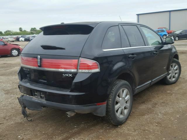 2LMDU68C47BJ28824 - 2007 LINCOLN MKX BLACK photo 4