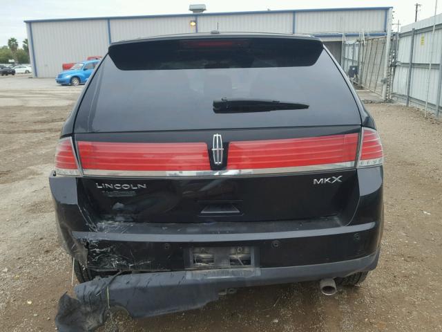 2LMDU68C47BJ28824 - 2007 LINCOLN MKX BLACK photo 9