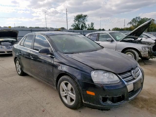 3VWRL7AJ8AM021334 - 2010 VOLKSWAGEN JETTA TDI BLACK photo 1