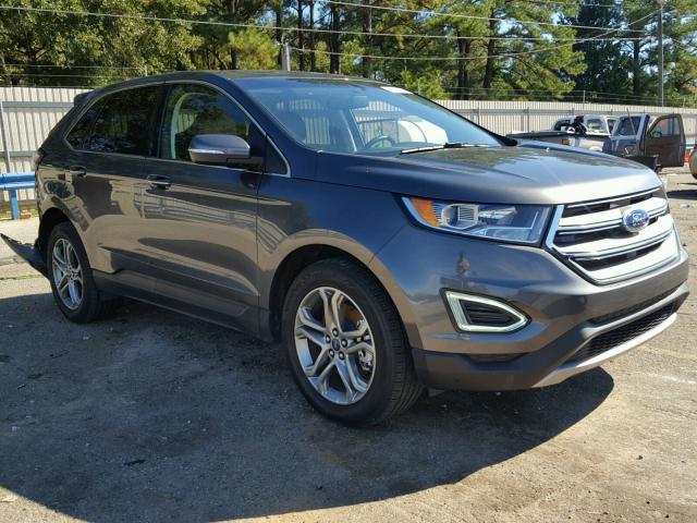 2FMPK3K86HBC59420 - 2017 FORD EDGE TITAN GRAY photo 1