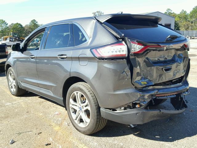 2FMPK3K86HBC59420 - 2017 FORD EDGE TITAN GRAY photo 3