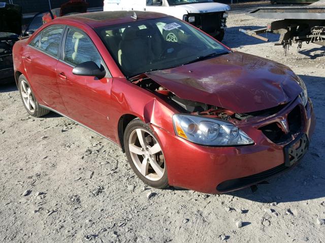 1G2ZH57N684106038 - 2008 PONTIAC G6 GT RED photo 1