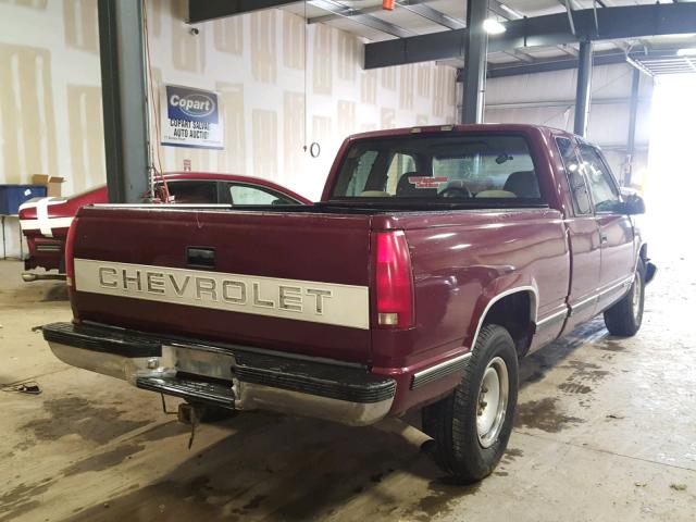 1GCFC29M6VE203097 - 1997 CHEVROLET GMT-400 C2 BURGUNDY photo 4