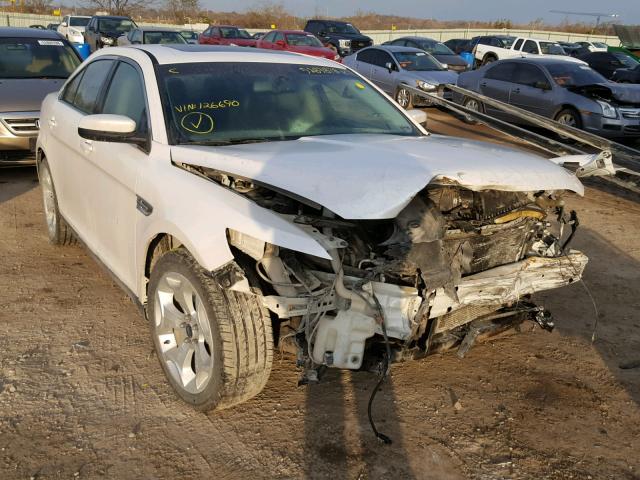 1FAHP2EW9CG126690 - 2012 FORD TAURUS SEL WHITE photo 1