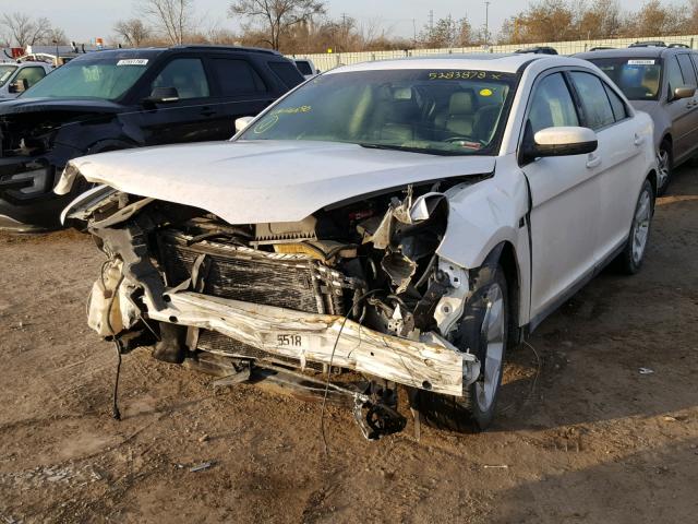 1FAHP2EW9CG126690 - 2012 FORD TAURUS SEL WHITE photo 2