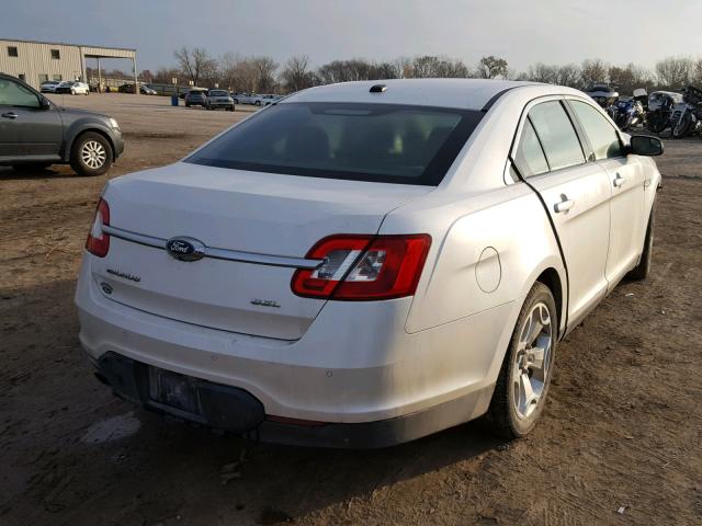 1FAHP2EW9CG126690 - 2012 FORD TAURUS SEL WHITE photo 4