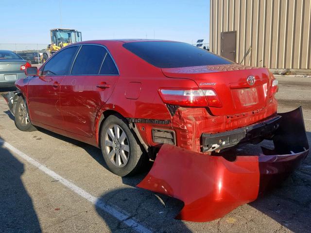 4T1BE46K28U207029 - 2008 TOYOTA CAMRY CE RED photo 3