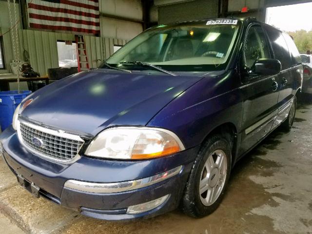 2FMDA52472BA48877 - 2002 FORD WINDSTAR S BLUE photo 2