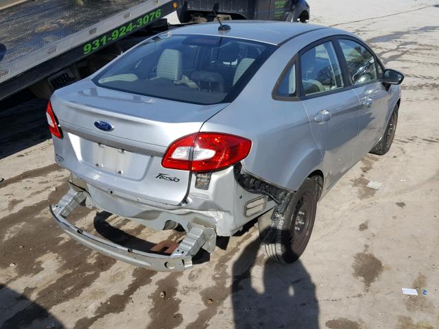 3FADP4AJ1CM215387 - 2012 FORD FIESTA S SILVER photo 4