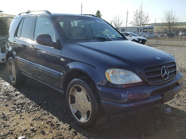 4JGAB54E5YA163617 - 2000 MERCEDES-BENZ ML 320 BLUE photo 1