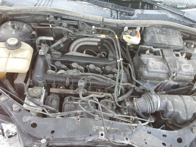 1FAFP34N67W212962 - 2007 FORD FOCUS ZX4 GRAY photo 7