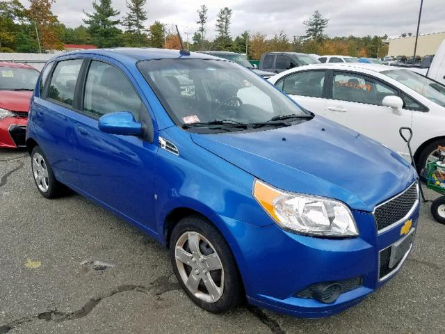 KL1TD66E89B651859 - 2009 CHEVROLET AVEO LS BLUE photo 1