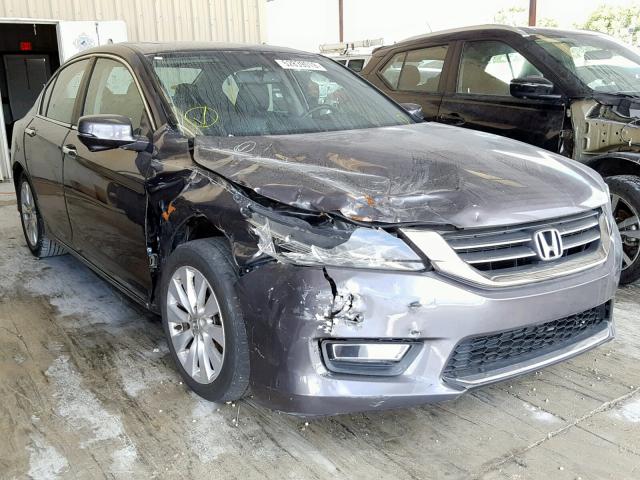 1HGCR2F84DA053197 - 2013 HONDA ACCORD EXL GRAY photo 1