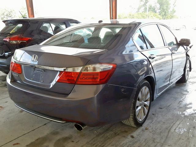 1HGCR2F84DA053197 - 2013 HONDA ACCORD EXL GRAY photo 4