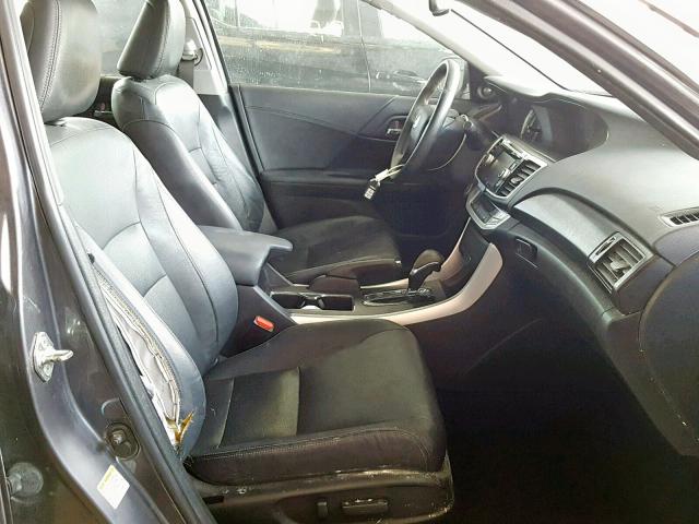 1HGCR2F84DA053197 - 2013 HONDA ACCORD EXL GRAY photo 5