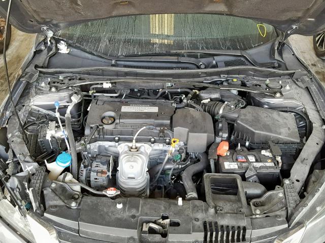 1HGCR2F84DA053197 - 2013 HONDA ACCORD EXL GRAY photo 7