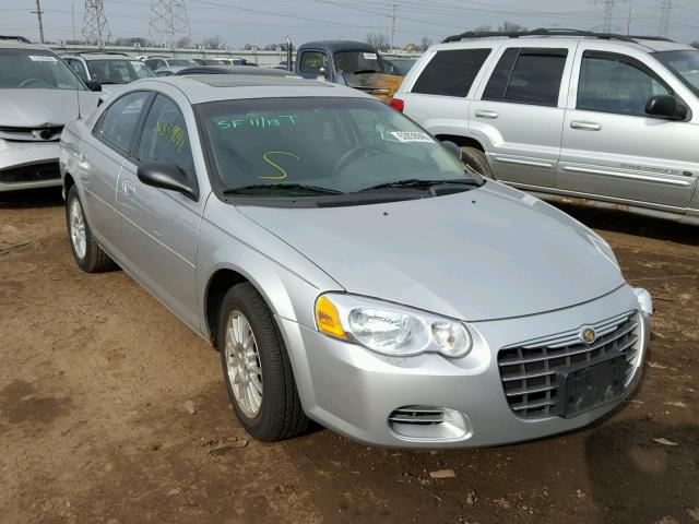 1C3EL56R84N284166 - 2004 CHRYSLER SEBRING LX SILVER photo 1