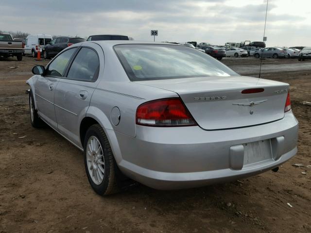 1C3EL56R84N284166 - 2004 CHRYSLER SEBRING LX SILVER photo 3