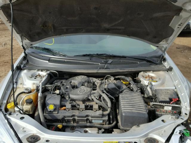 1C3EL56R84N284166 - 2004 CHRYSLER SEBRING LX SILVER photo 7