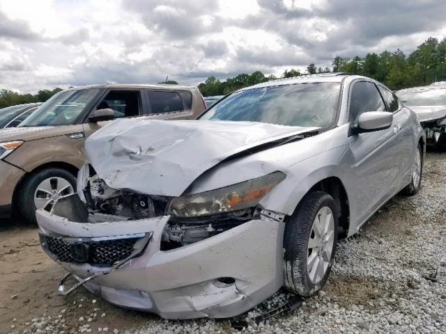 1HGCS22878A007766 - 2008 HONDA ACCORD EXL SILVER photo 2