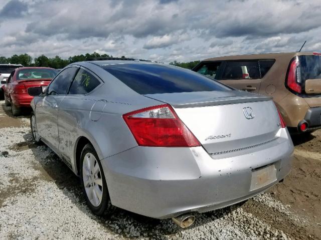 1HGCS22878A007766 - 2008 HONDA ACCORD EXL SILVER photo 3