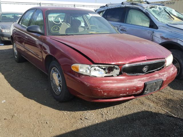 2G4WS52J931241566 - 2003 BUICK CENTURY CU BURGUNDY photo 1