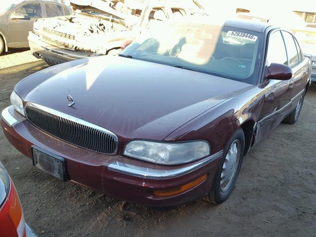 1G4CW52K8X4623419 - 1999 BUICK PARK AVENU BURGUNDY photo 2