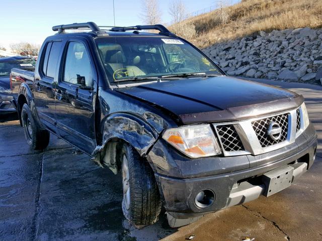 1N6AD07W78C421661 - 2008 NISSAN FRONTIER C BLACK photo 1