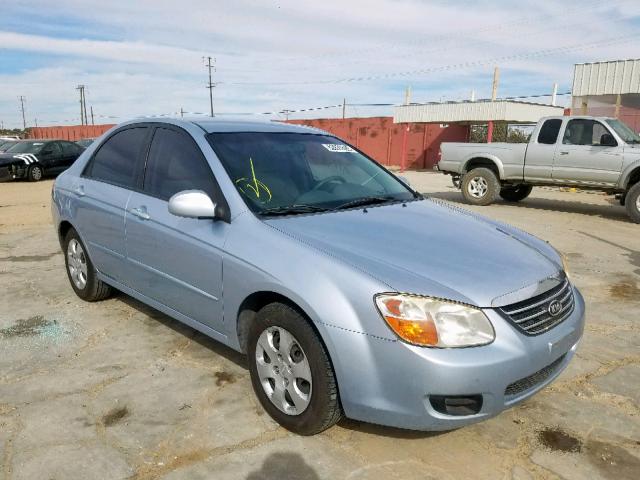 KNAFE121085574486 - 2008 KIA SPECTRA EX BLUE photo 1