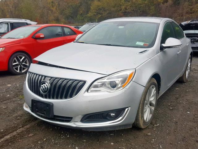 2G4GM5EX3H9118482 - 2017 BUICK REGAL SILVER photo 2