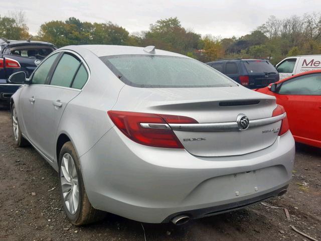 2G4GM5EX3H9118482 - 2017 BUICK REGAL SILVER photo 3