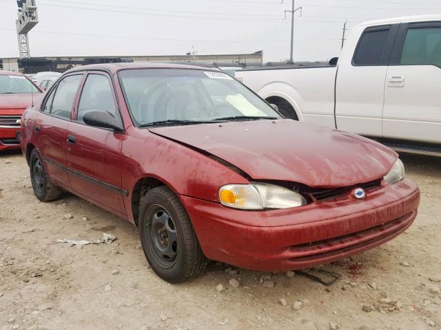1Y1SK5480XZ415949 - 1999 CHEVROLET GEO PRIZM მუქწითელი ფოტო 1