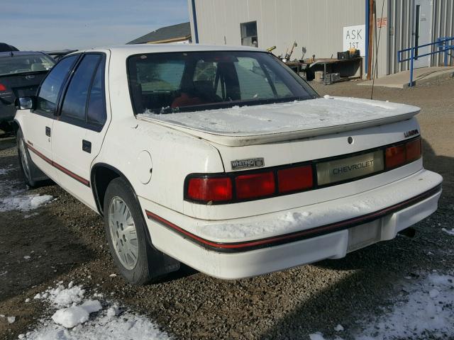 2G1WN54T2M9189333 - 1991 CHEVROLET LUMINA EUR WHITE photo 3