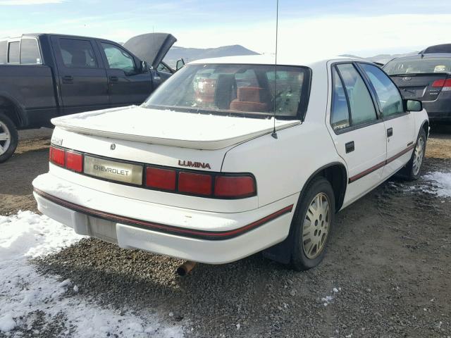 2G1WN54T2M9189333 - 1991 CHEVROLET LUMINA EUR WHITE photo 4