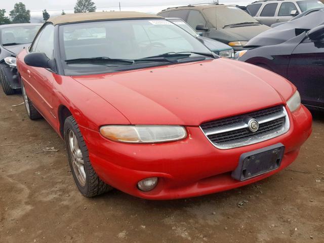 3C3EL55H5VT576724 - 1997 CHRYSLER SEBRING JX RED photo 1