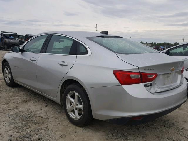 1G1ZB5ST8HF143334 - 2017 CHEVROLET MALIBU LS ვერცხლისფერი ფოტო 3
