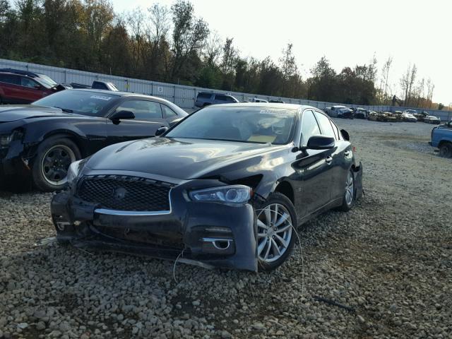 JN1BV7AR6FM390980 - 2015 INFINITI Q50 BASE BLACK photo 2