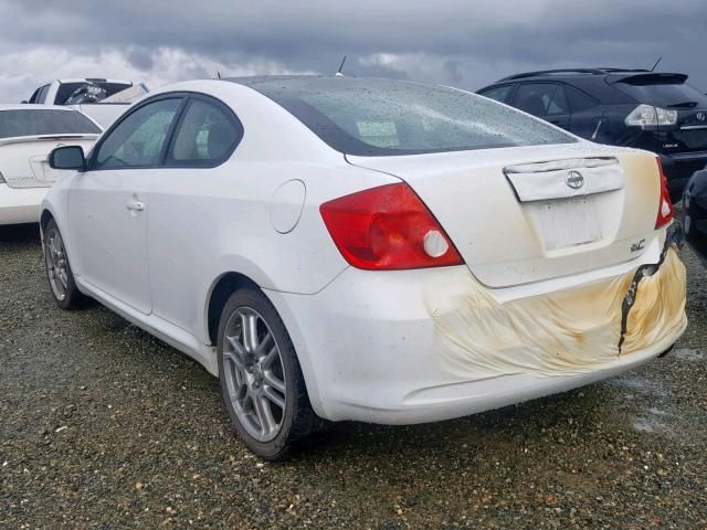 JTKDE177670213842 - 2007 TOYOTA SCION TC 白色 照片 3