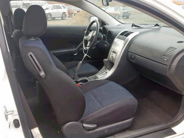 JTKDE177670213842 - 2007 TOYOTA SCION TC 白色 照片 5